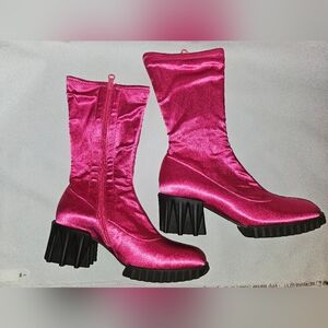 4CCCCEES bloffo half boots in fushia 38